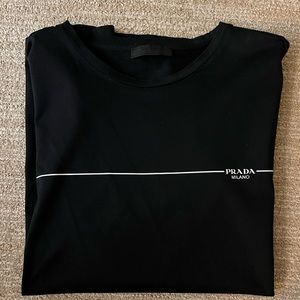 PRADA T-shirt size Large but fits like a Small